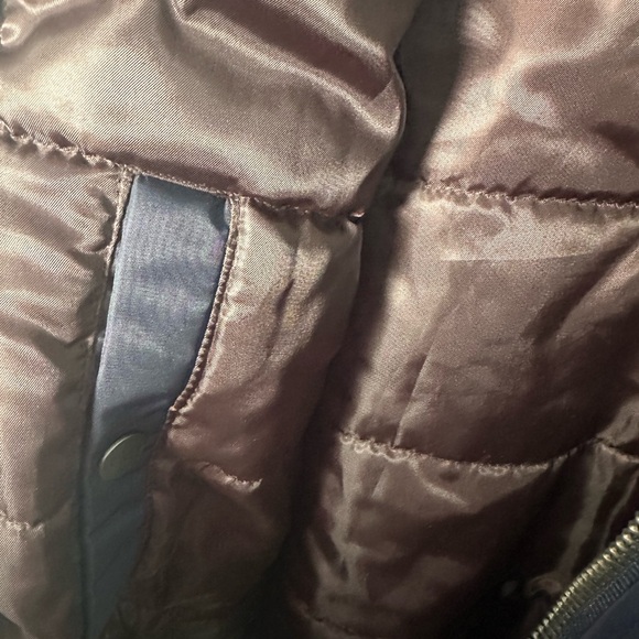 Tommy Hilfiger Black Bomber Jacket XL Navy Blue Zip - Picture 8 of 9